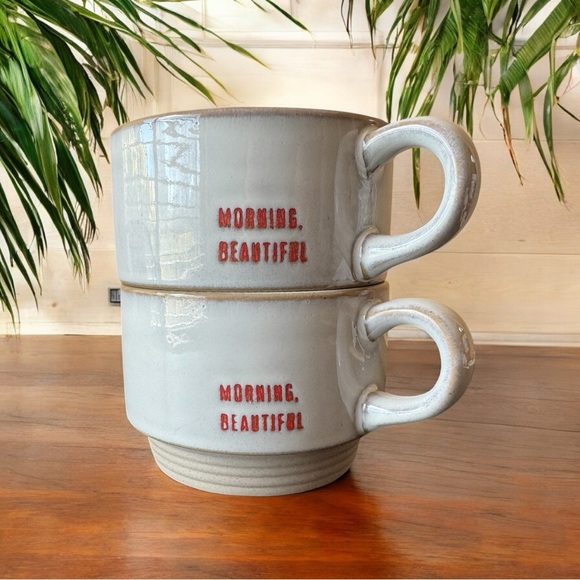 Hearth & Hand™ with Magnolia Morning Beautiful Mugs - Set of 2 - Picture 2 of 10